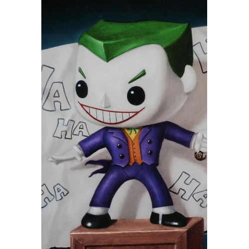 120 - ARR Nigel Humphries (Contemporary), Spider Man -'Joker's Lair', canvas giclée on board, numbered 89/... 