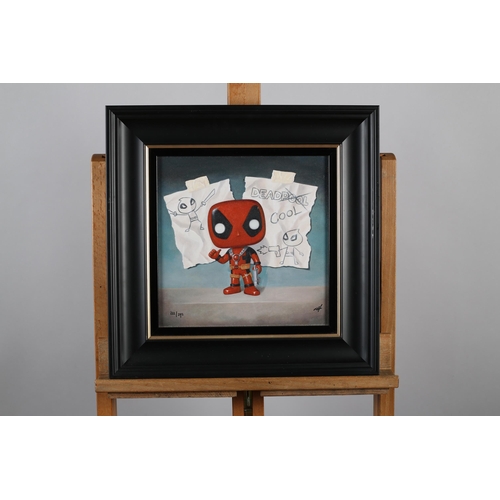 122 - ARR Nigel Humphries (Contemporary), Spider Man -'Dead Cool', canvas giclée on board, numbered 222/29... 