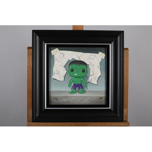 123 - ARR Nigel Humphries (Contemporary), The Hulk -'Don't Make Me Angry', canvas giclée on board, numbere... 