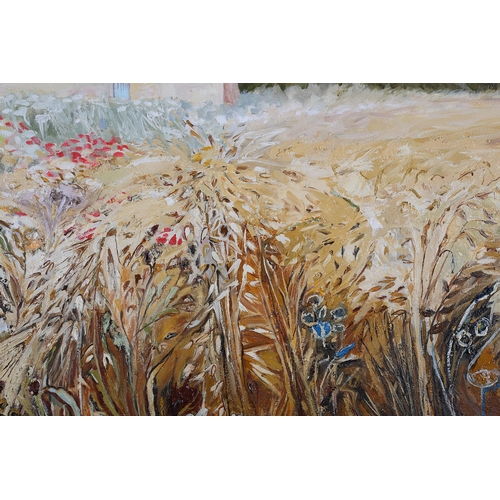 90 - ARR Penny McLean (Contemporary), Majorcan Finca, oil on canvas, signed to lower right, title and att... 