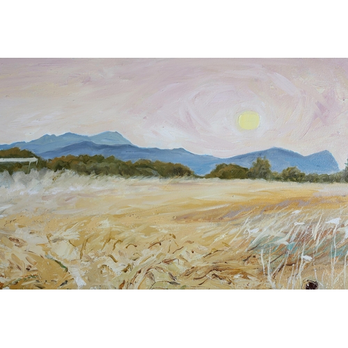 90 - ARR Penny McLean (Contemporary), Majorcan Finca, oil on canvas, signed to lower right, title and att... 