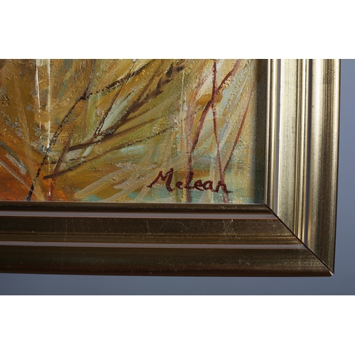 90 - ARR Penny McLean (Contemporary), Majorcan Finca, oil on canvas, signed to lower right, title and att... 