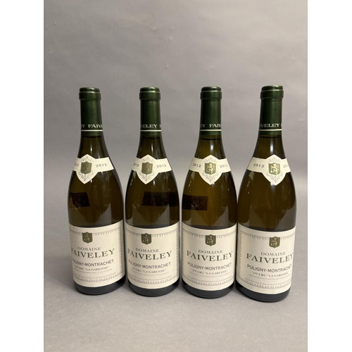 69 - DOMAINE FAIVELEY, PULIGNY MONTRACHET, 1ER CRU LA GARENNE 2012, 4 Bottles