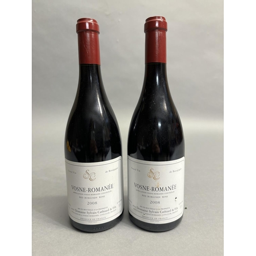 71 - DOMAINE SYLVAIN CATHIARD VOSNE ROMANEE 2008, 2 Bottles