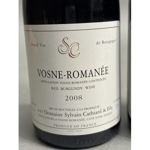 71 - DOMAINE SYLVAIN CATHIARD VOSNE ROMANEE 2008, 2 Bottles