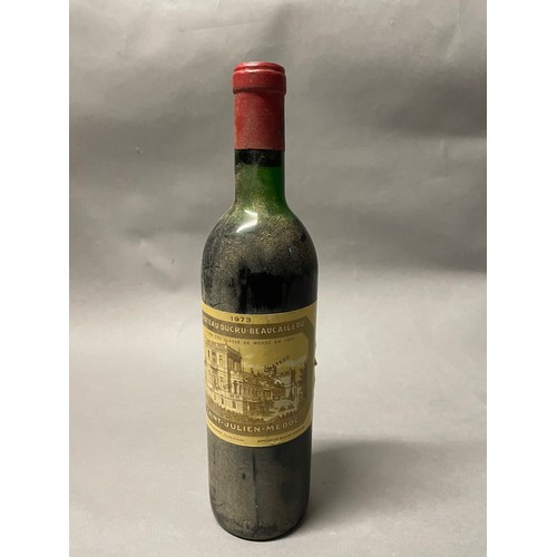 74 - 1 BOTTLE CHATEAU DUCRU Beaucaillou Cru Classe St Julian 1978, level top-mid shoulder