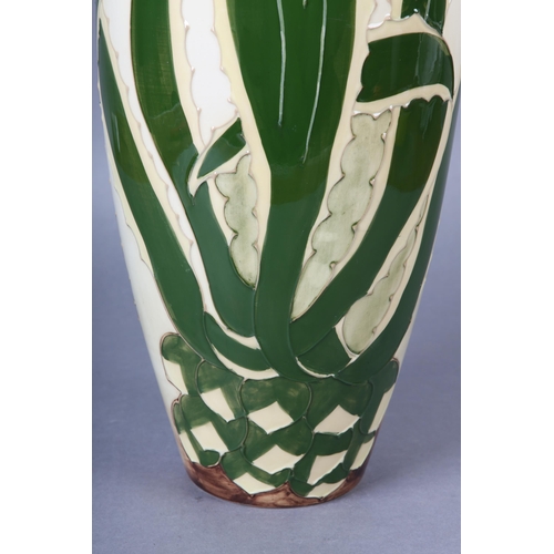 47 - A Walter Moorcroft 'Pineapple' pattern vase, impressed marks, painted signature and dated 10-VIII-87... 
