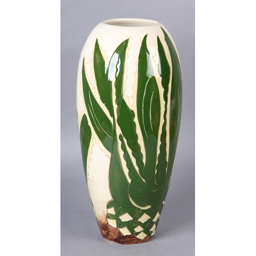 47 - A Walter Moorcroft 'Pineapple' pattern vase, impressed marks, painted signature and dated 10-VIII-87... 