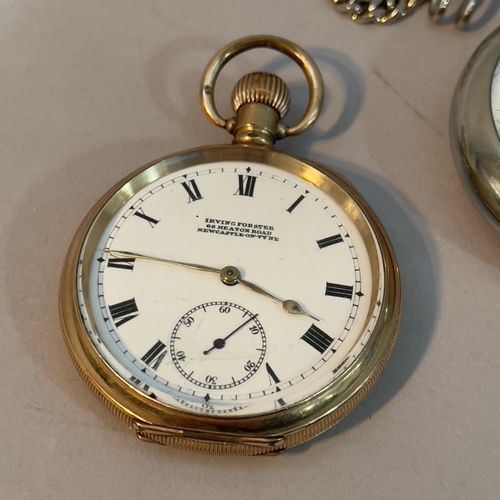 354 - A WWI pocket watch by H. Williamson Ltd London in a nickel open faced screw back case No.6970F with ... 