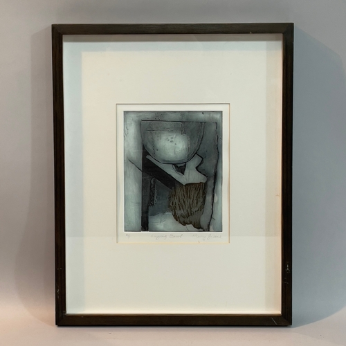 22 - By and after Mary Greene (b.1958), 'Singing Bowl', monochrome etching, artist's proof, signed and ti... 