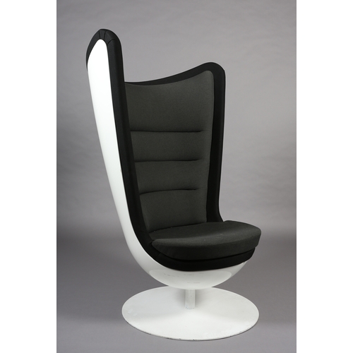 42 - A Badminton Acoustic swivel armchair by Actia Office Furniture designed by ITEM design works, the wh... 