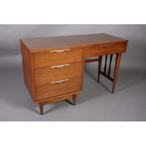 32 - Kent, America c1950s, The Tableau, a formica top and walnut desk, having a drawer, fitted with a pen... 