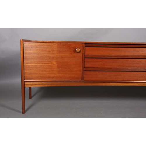 14 - John Herbert for A Younger Ltd late 1960s, a teak sideboard having three drawers with lip handles to... 