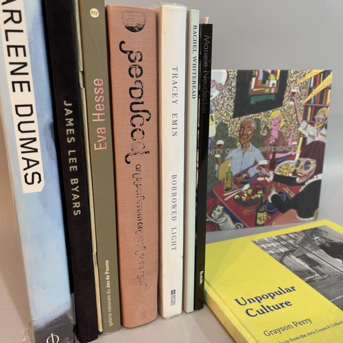 94 - A small quantity of books on art, including Grayson Perry, Tracy Emin, Eve Hesse, Sarah Lucas and ot... 