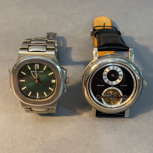 373 - Two gentleman's wristwatches both with automatic lever movement