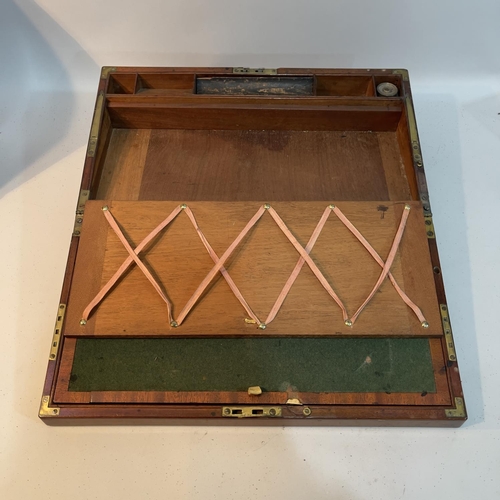 226 - Two satinwood inlaid box work boxes, one inlaid with mother of pearl and abalone, a mahogany writing... 