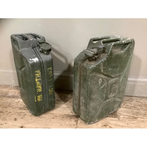 111 - A pair of jerrycans