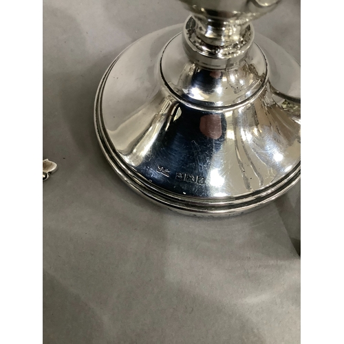 171 - A George V silver sauce boat, Sheffield 1926 for Mappin & Webb, scalloped rim, foliate 'C' scroll ha... 