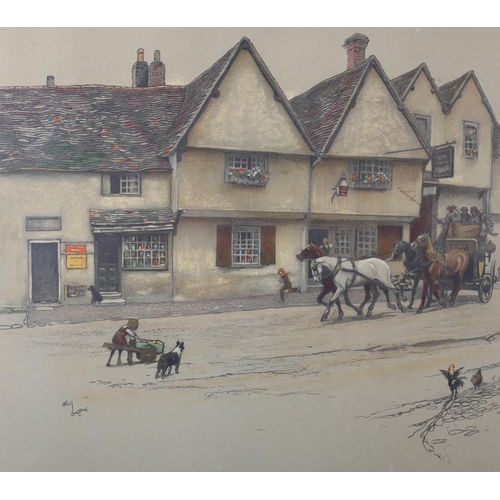 345 - BY AND AFTER CECIL ALDIN (1870-1935) Old English Inns - The Red Lion at Banbury, Pomfret Arms, Towce... 