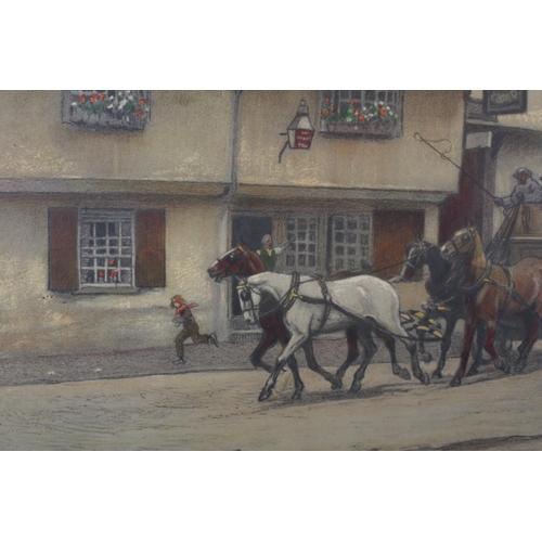 345 - BY AND AFTER CECIL ALDIN (1870-1935) Old English Inns - The Red Lion at Banbury, Pomfret Arms, Towce... 