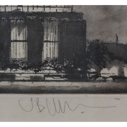 339 - ARR JASON HICKLIN (b1965), Tate Modern, black and white etching, limited edition 97/250, signed in p... 