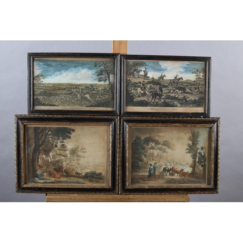 341 - AFTER CLAUDE LORRAIN (French 1600-1682) AND RICHARD EARLOM (1743-1822), pastoral scenes with figures... 