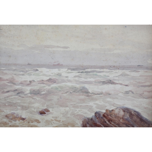 316 - AUGUSTUS MORTON HELY-SMITH (1862-1941), 'Watergate, Newquay' and three coastal landscapes, a group o... 