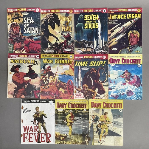 192 - A collection of 33 assorted pocket book format title reprints, including Thriller Comics Library 15,... 