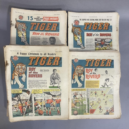 202 - A comprehensive collection of 135 early Tiger comics dating from October 24th 1959 to December 30th ... 