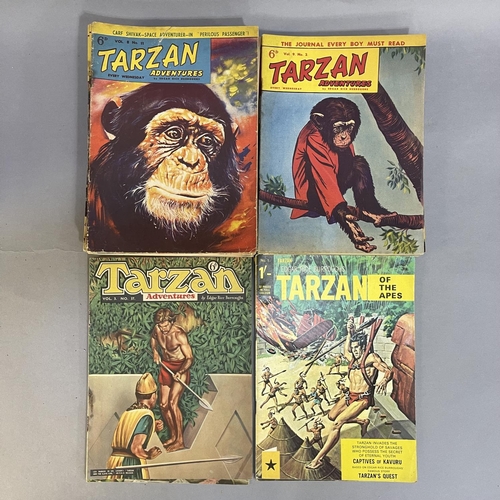 206 - A collection of 31 Tarzan adventures comics from the early to late 1950s, including issues: Vol 3/37... 