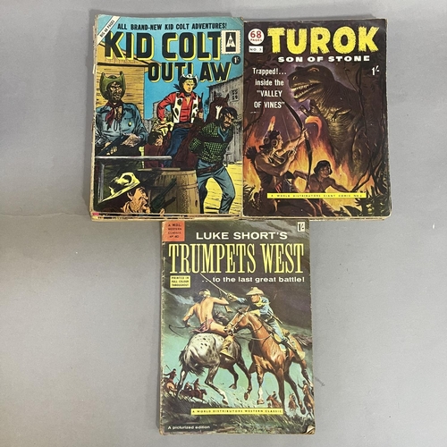 207 - A 1950s collection comics, comprising 5 UK-published, pre-Marvel Kid Colt Comics, including issues 1... 