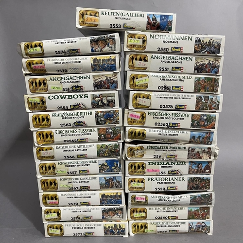 229 - A quantity (25) of boxed Revell 1/72 scale historical combatants, including Celts, Anglo Saxons, Pru... 