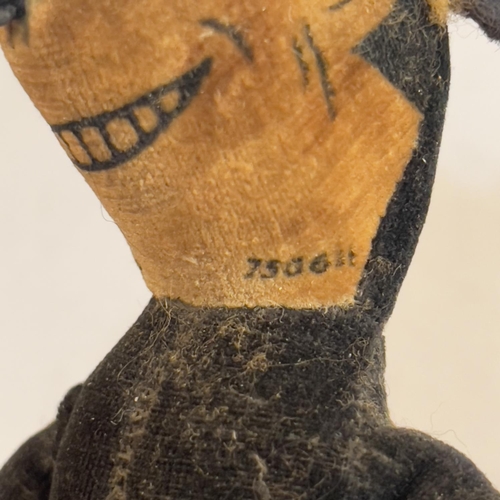 116 - A 1930s Dean's Rag Book Mickey Mouse c1930 velveteen head and body, felt ears and hands, felt and le... 