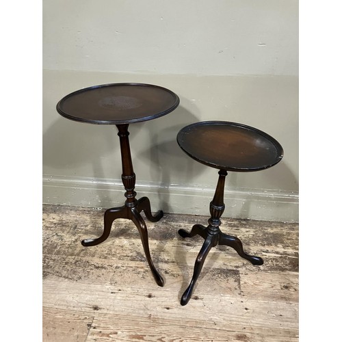 509 - Two tripod wine tables