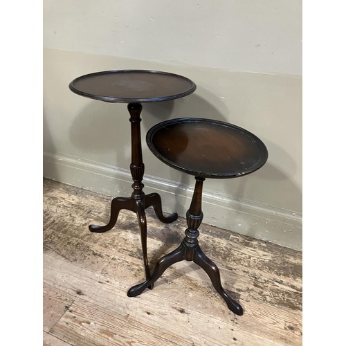 509 - Two tripod wine tables