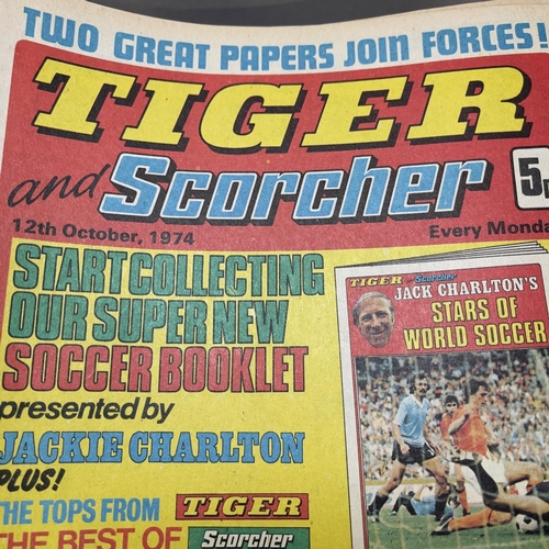 185 - A collection from two 1970s comics, Scorcher and Score, 32 issues between 20th October 1973  and 5th... 