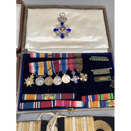 1 - WWI and WWII medal group and Military CBE awarded to E.W. Whittington-Ince PayR Lt.CM, British Comma... 