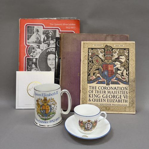 179 - A collection of commemorative memorabilia, including a souvenir programme from the coronation of Kin... 