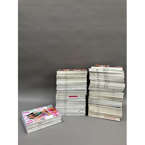 186 - A collection of 95 issues of Vogue Magazine from September 1991 to November 1999, in very good to fi... 