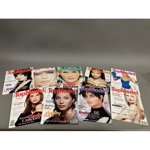 187 - A consecutive collection of Elle Top Model magazines comprising of issues 1-9, all in fine to very f... 