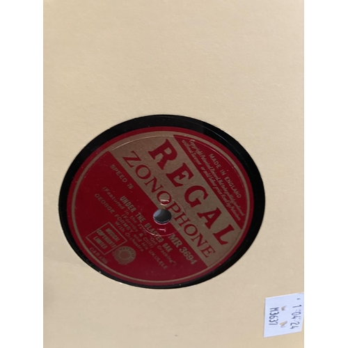 53 - Three boxes of 78rpm records comprising spoken word and song recordings from Capitol, Parlophone, Co... 