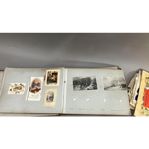 159 - An album originally holding 118 specimen Platinotype postcards, giving the sizes available and cost,... 