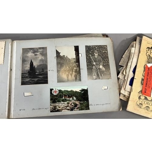 159 - An album originally holding 118 specimen Platinotype postcards, giving the sizes available and cost,... 