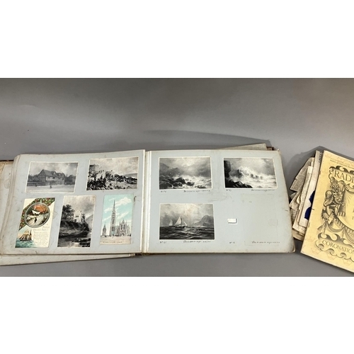 159 - An album originally holding 118 specimen Platinotype postcards, giving the sizes available and cost,... 