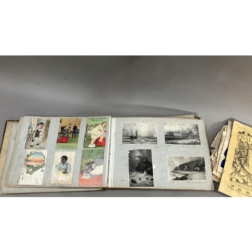 159 - An album originally holding 118 specimen Platinotype postcards, giving the sizes available and cost,... 