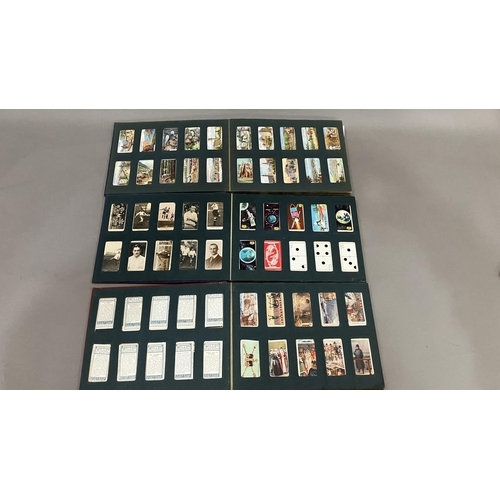 163 - Three Wills' cigarette card albums containing a mixture of cards and two Churchman's albums with Ass... 