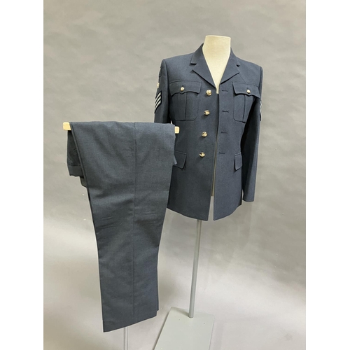 15 - An RAF No 1 dress uniform, dress tunic and trousers