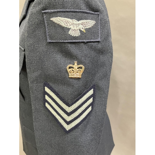 15 - An RAF No 1 dress uniform, dress tunic and trousers