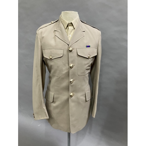 18 - An REME service tunic with shirt and tie