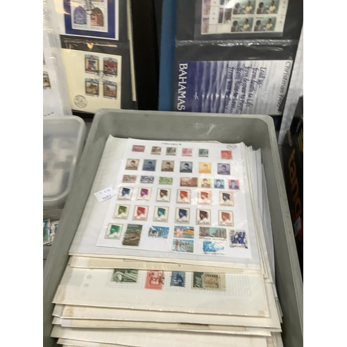 177 - Collection of World Stamps together with Isle of Man Presentation Packs and FDC, collection of EIIR ... 